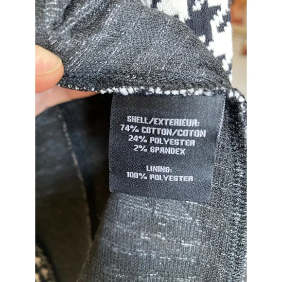 Bagatelle Collection Houndstooth Blazer Black White Double Breasted Old Money M - Picture 6 of 9